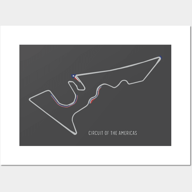 Circuit of the Americas Wall Art by claireprints